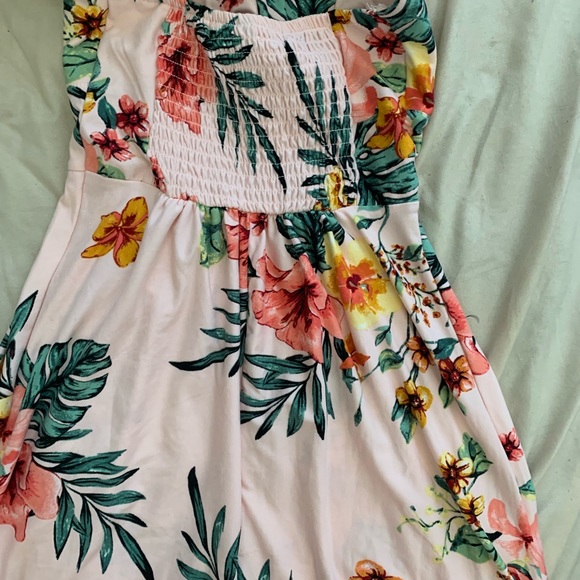 NWOT  Derek Heart Floral Light Pink lovely Dress - Picture 5 of 6